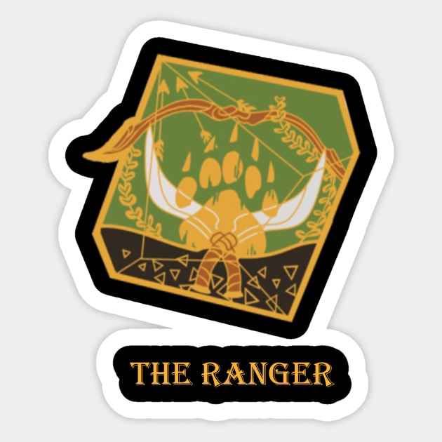 The Ranger coat of arms Sticker by Ambrosius